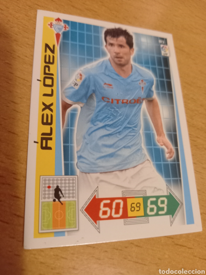 Fu&szlig;ball-Sticker: Panini Adrenalyn 2012 2013 12 13 81 Alex L&oacute;pez Celta de Vigo