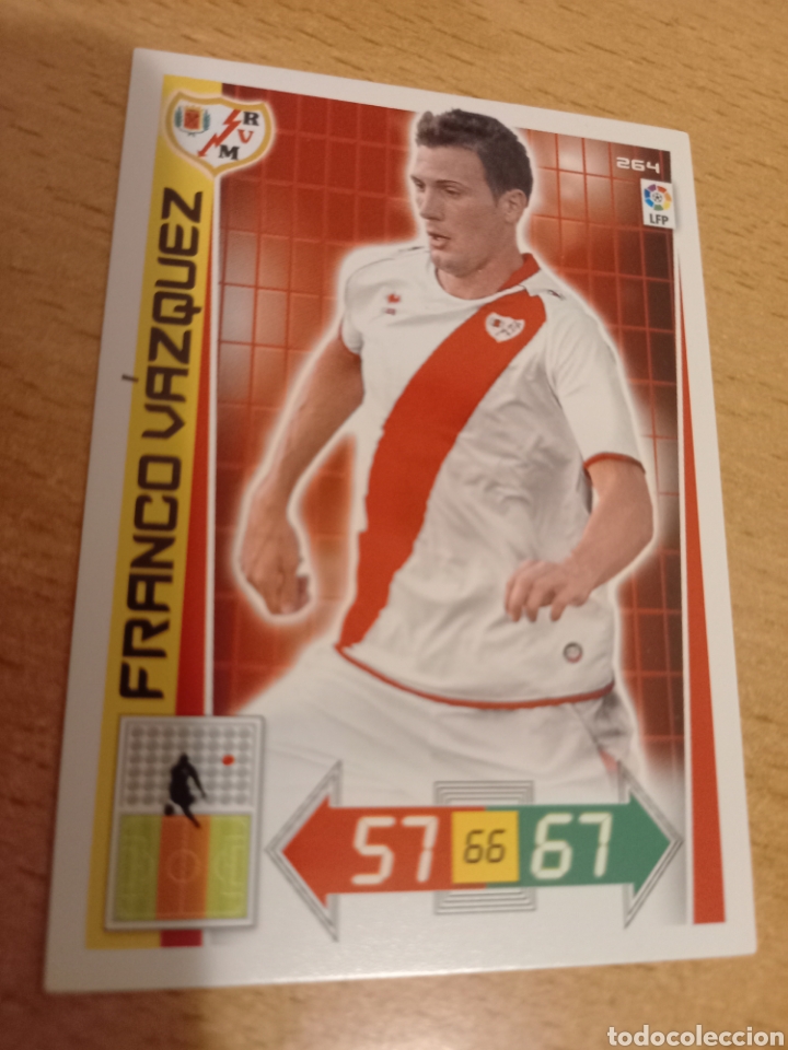 Cromos de Futebol: Panini Adrenalyn 2012 2013 12 13 264 Franco V&aacute;zquez Rayo Vallecano
