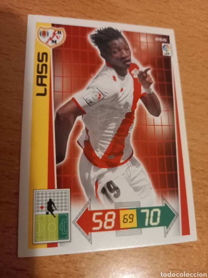Cromos de f&uacute;tbol: Panini Adrenalyn 2012 2013 12 13 266 Lass Rayo Vallecano
