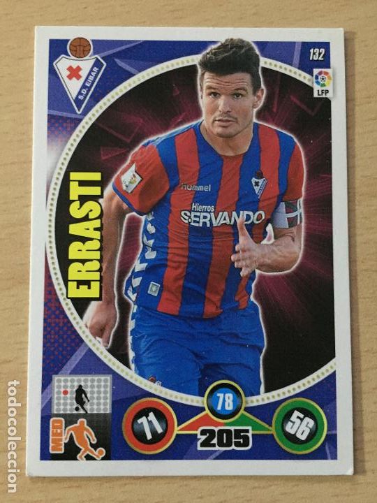 Cromos de f&uacute;tbol: 2014-2015 - 132 ERRASTI - SD EIBAR - PANINI ADRENALYN - Foto 1