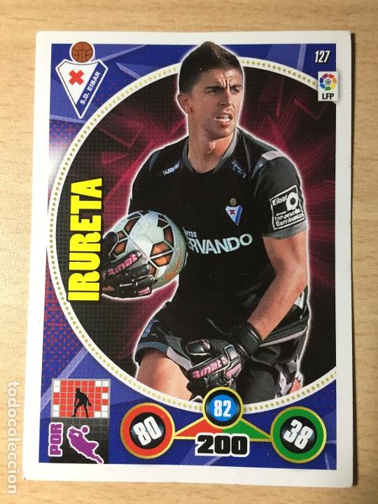 Cromos de f&uacute;tbol: 2014-2015 - 127 IRURETA - SD EIBAR - PANINI ADRENALYN - Foto 1