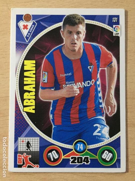 Cromos de f&uacute;tbol: 2014-2015 - 131 ABRAHAM - SD EIBAR - PANINI ADRENALYN - Foto 1