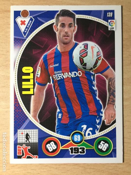 Cromos de f&uacute;tbol: 2014-2015 - 139 LILLO - SD EIBAR - PANINI ADRENALYN - Foto 1