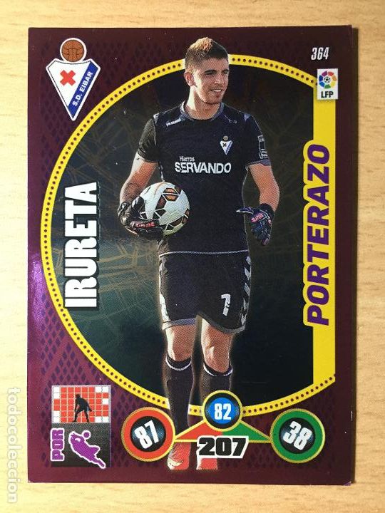 Cromos de f&uacute;tbol: 2014-2015 - 364 IRURETA - SD EIBAR - PANINI ADRENALYN - Foto 1