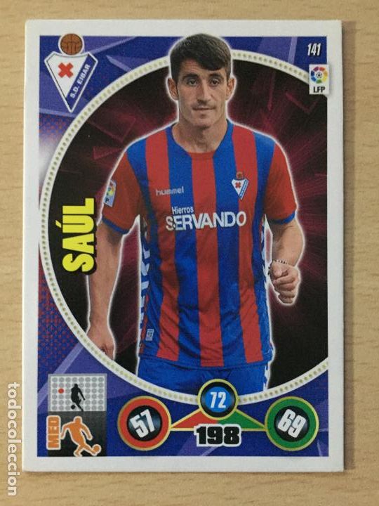 Cromos de f&uacute;tbol: 2014-2015 - 141 SAUL - SD EIBAR - PANINI ADRENALYN - Foto 1