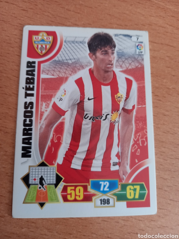 Figurine di Calcio: Panini Adrenalyn 2013 2014 13 14 7 Marcos Tebar Almer&iacute;a