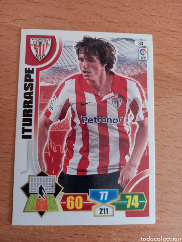 Fu&szlig;ball-Sticker: Panini Adrenalyn 2013 2014 13 14 33 Iturraspe Athletic de Bilbao