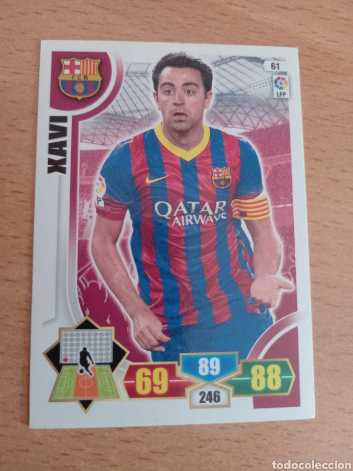 Fu&szlig;ball-Sticker: Panini Adrenalyn 2013 2014 13 14 61 Xavi Barcelona