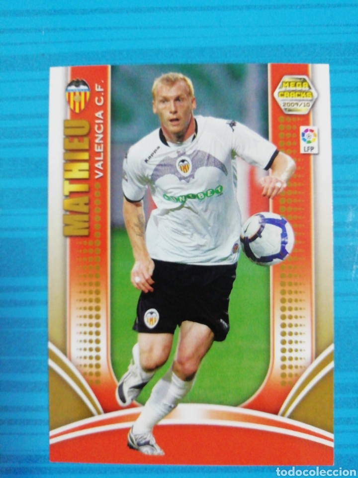 Cromos de f&uacute;tbol: Mathieu. Valencia. Megacracks 2009/10 - Foto 1