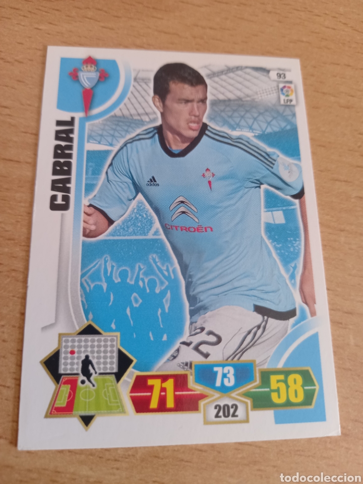 Fu&szlig;ball-Sticker: Panini Adrenalyn 2013 2014 13 14 93 Cabral Celta de Vigo