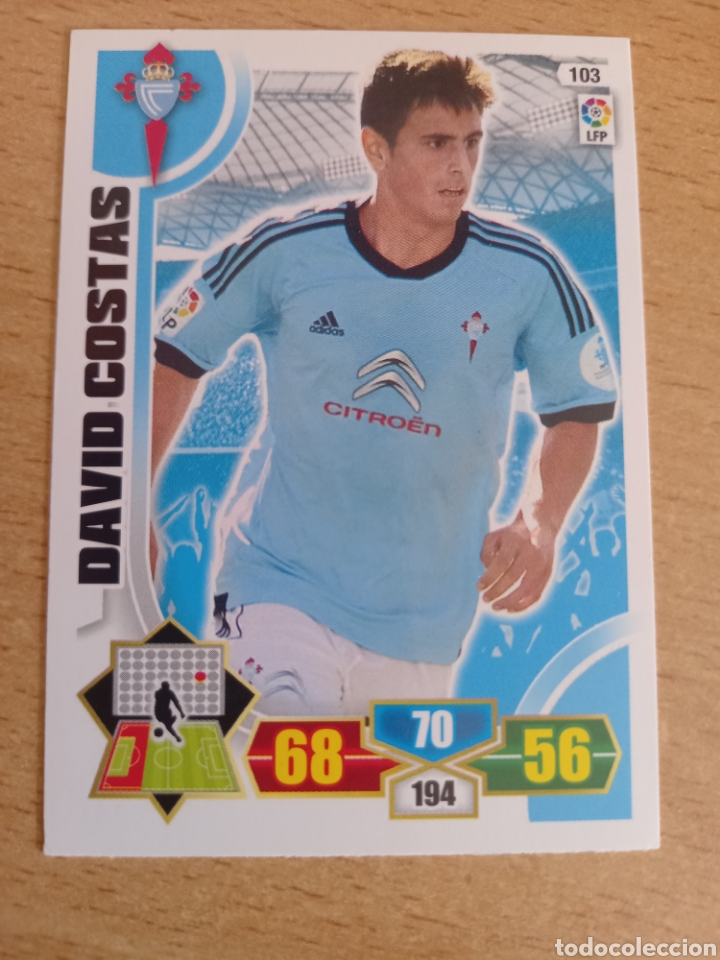Figurine di Calcio: Panini Adrenalyn 2013 2014 13 14 103 David Costas Celta de Vigo