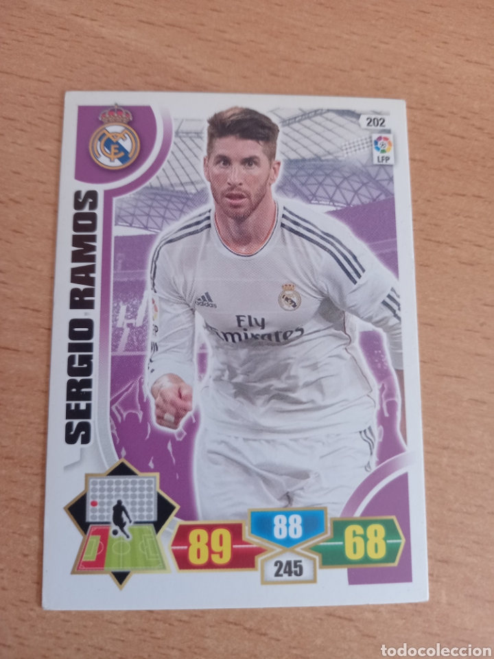 Cromos de F&uacute;tbol: Panini Adrenalyn 2013 2014 13 14 202 Sergio Ramos Real Madrid