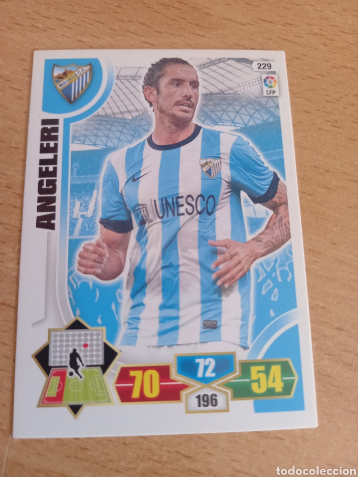 Fu&szlig;ball-Sticker: Panini Adrenalyn 2013 2014 13 14 229 Angeleri M&aacute;laga