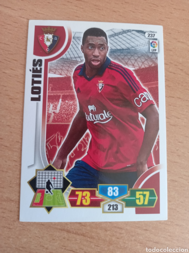Fu&szlig;ball-Sticker: Panini Adrenalyn 2013 2014 13 14 237 Loties Osasuna