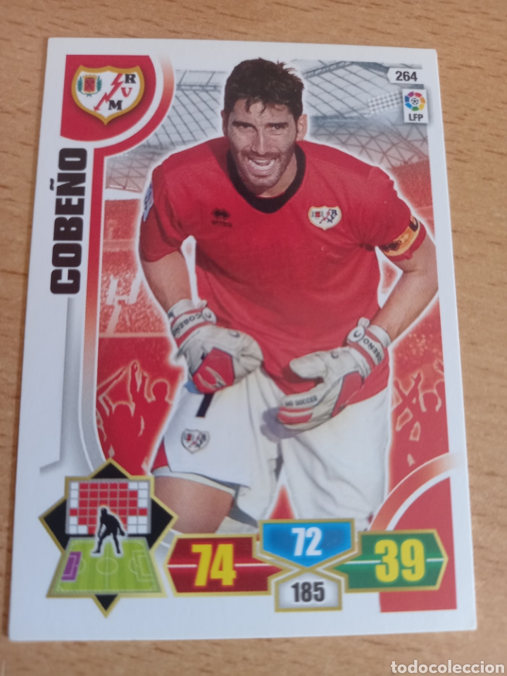 Fu&szlig;ball-Sticker: Panini Adrenalyn 2013 2014 13 14 264 Cobe&ntilde;o Rayo Vallecano