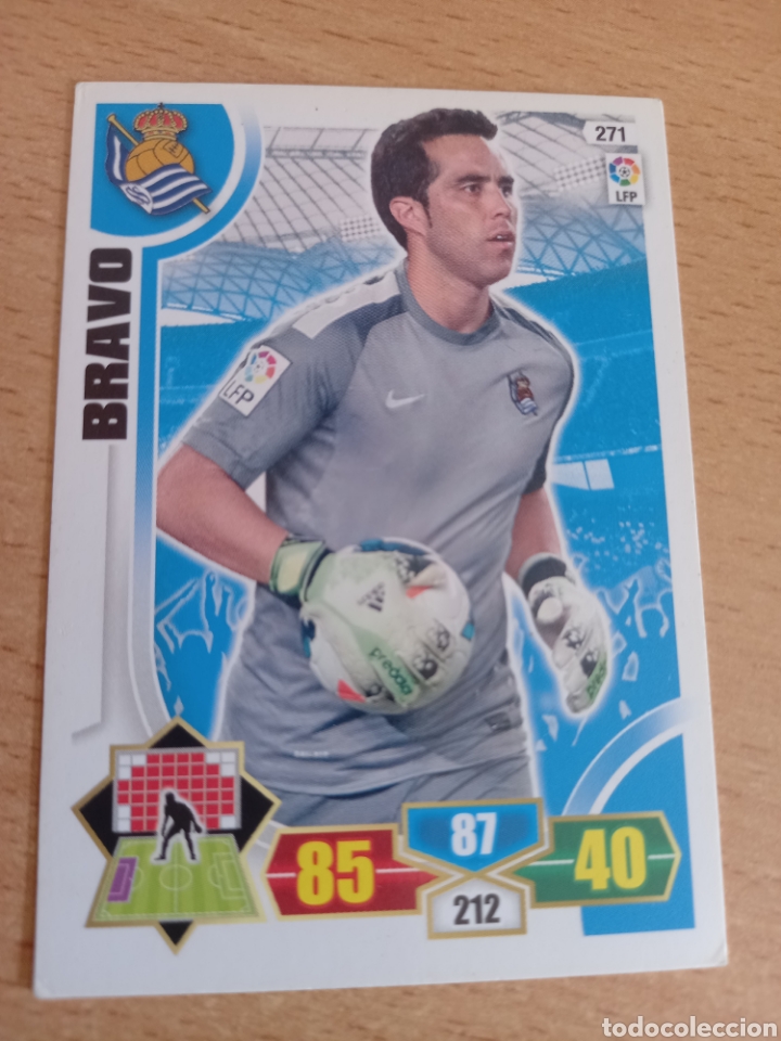 Football Stickers: Panini Adrenalyn 2013 2014 13 14 271 Bravo Real Sociedad