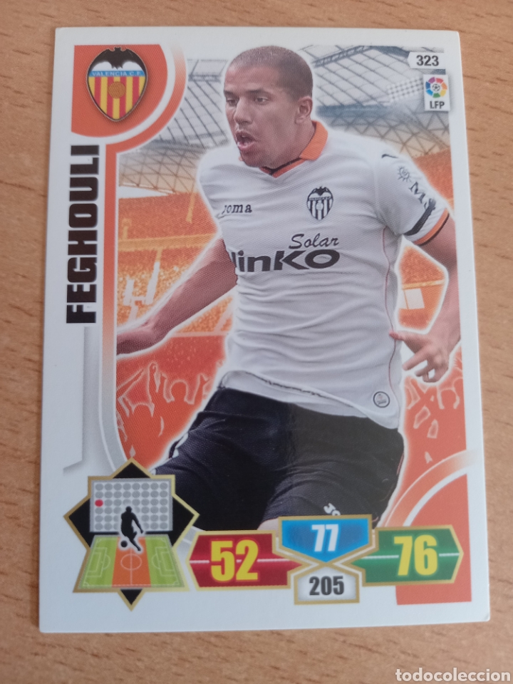Fu&szlig;ball-Sticker: Panini Adrenalyn 2013 2014 13 14 323 Feghouli Valencia