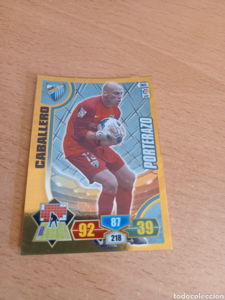 Figurine di Calcio: Panini Adrenalyn 2013 2014 13 14 365 Caballero M&aacute;laga porterazo