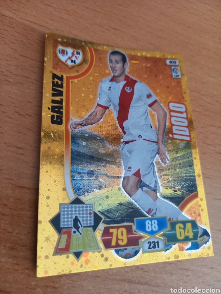 Figurine di Calcio: Panini Adrenalyn 2013 2014 13 14 409 G&aacute;lvez Rayo Vallecano &iacute;dolo