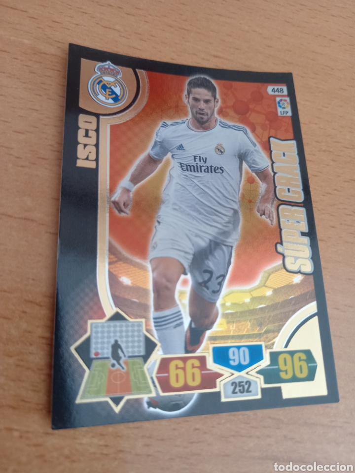 Fu&szlig;ball-Sticker: Panini Adrenalyn 2013 2014 13 14 448 Isco Real Madrid supercrack
