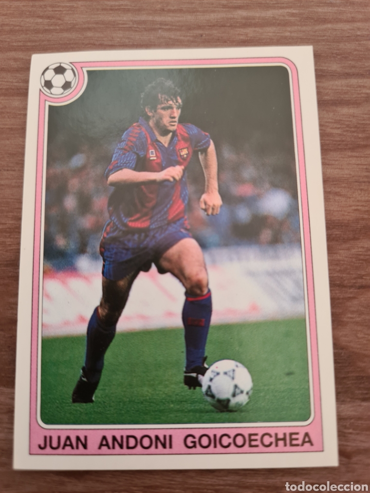 Cromos de f&uacute;tbol: FUTBOL LIGA 92 93 PANINI CROMO NUEVO FC BARCELONA N&ordm; 162 GOICOECHEA