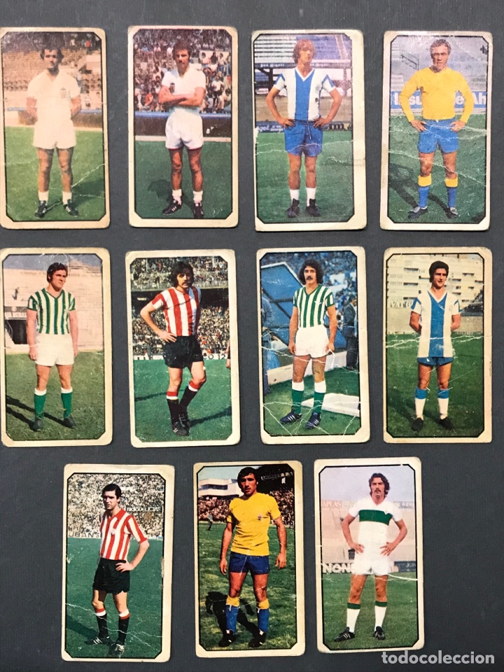 Cromos de f&uacute;tbol: Lote 11 cromos f&uacute;tbol liga 77/78 1977-1978 ediciones Este.