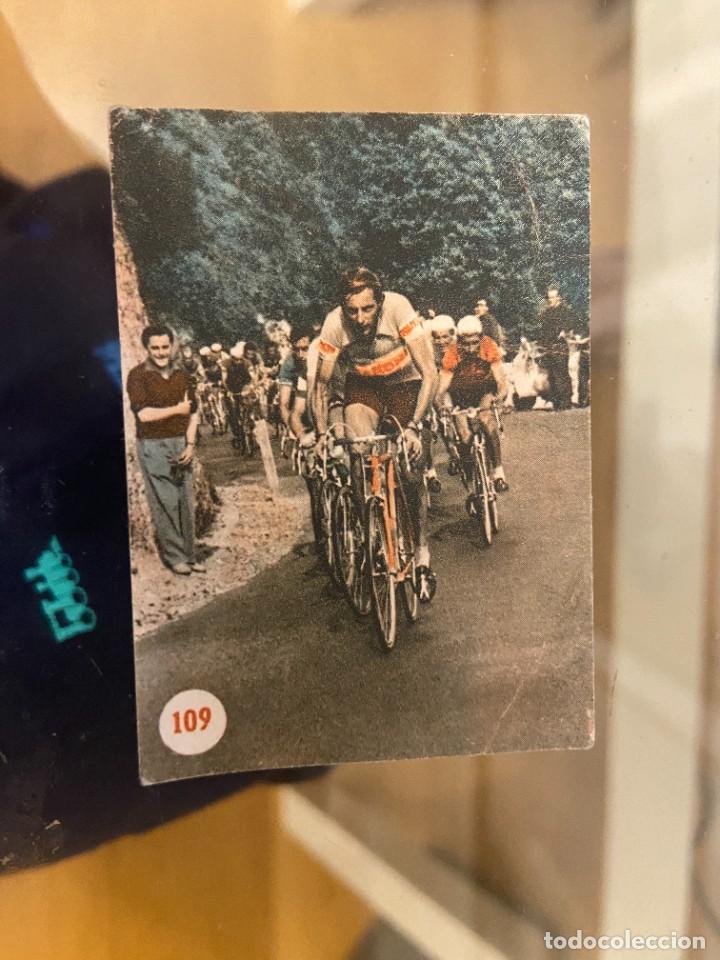 Cromos de F&uacute;tbol: ESCENAS DEPORTIVAS N&ordm; 109 COPPI GIRO 1953 CICLISMO