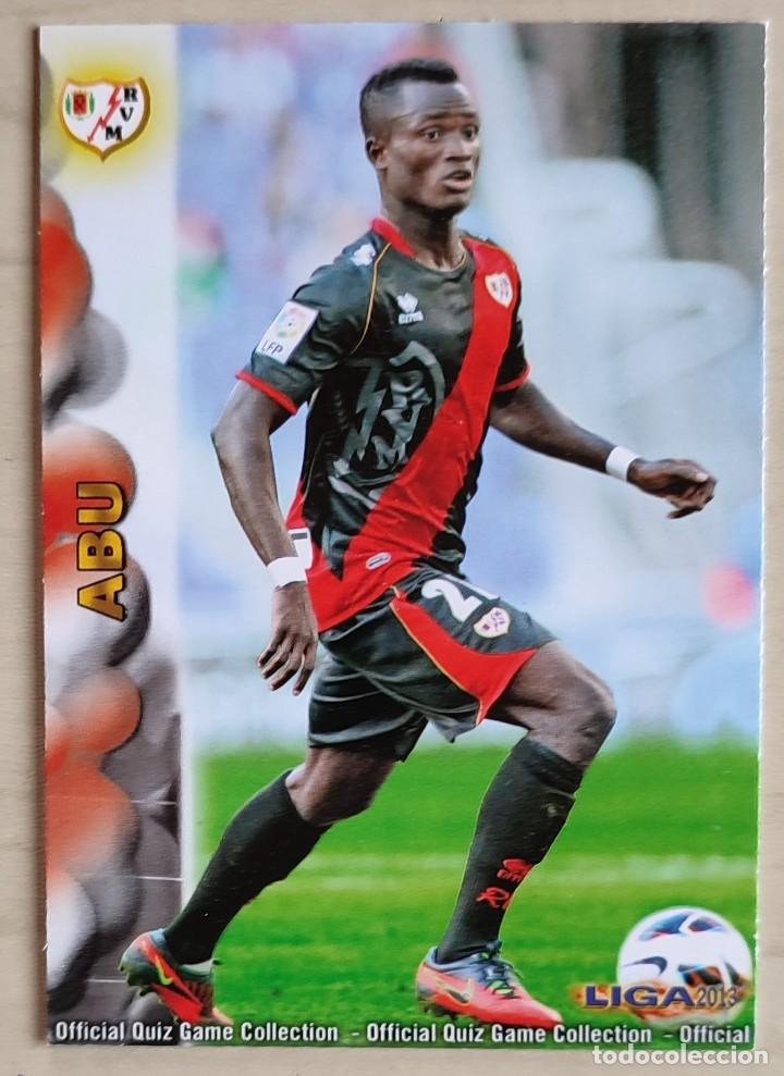Cromos de F&uacute;tbol: 1134 ABU RAYO VALLECANO FICHAS ALBUM MUNDICROMO 2012 2013 12 13