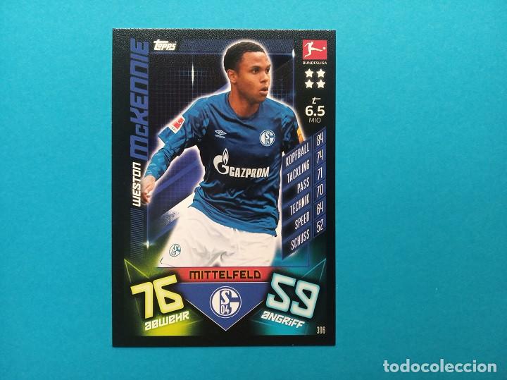 Cromos de F&uacute;tbol: N&ordm; 306 Rookie card Weston McKENNIE FC Schalke 04 Topps Match Attax Bundesliga 2019 2020 19 20