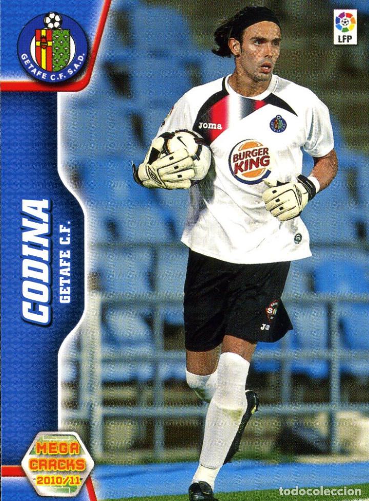Cromos de f&uacute;tbol: MEGACRACKS 2010-11 N&ordm; 110 CODINA - GETAFE CF - Foto 1