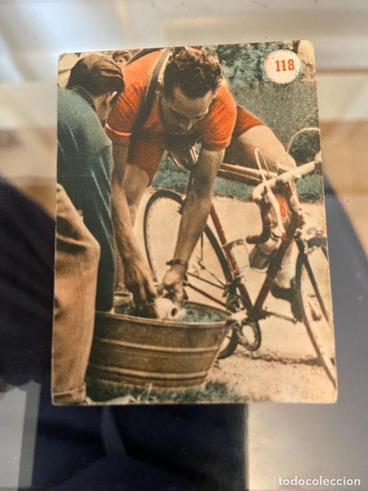 Cromos de F&uacute;tbol: ESCENAS DEPORTIVAS N&ordm; 118 GIRO 1953 CICLISMO no pegado