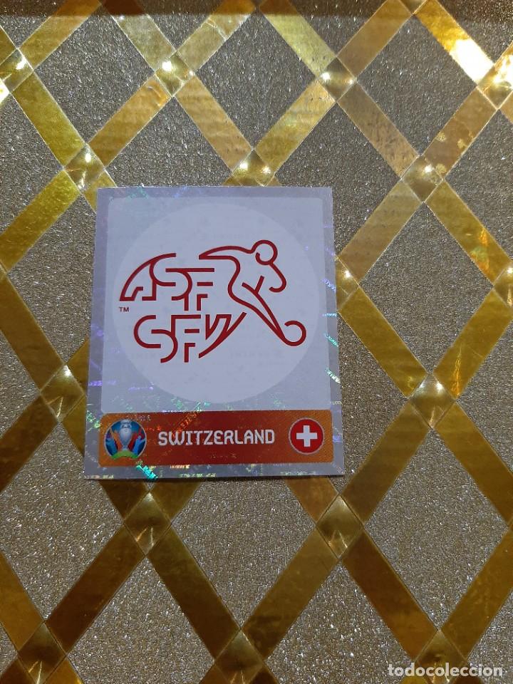 Cromos de F&uacute;tbol: CROMO DE FUTBOL EURO 2020 ESCUDO DE SUIZA N&Uacute;MERO 44 TOURNAMENT EDITION PANINI !