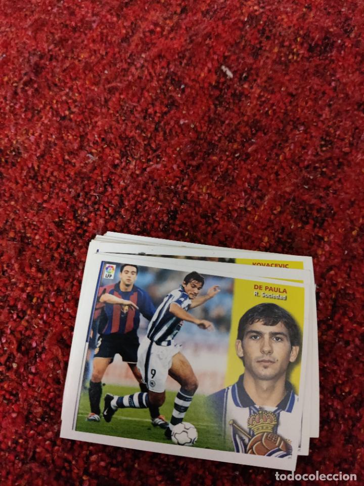 Cromos de f&uacute;tbol: de paula real sociedad este 2002 2003 02 03 sin pegar - Foto 1