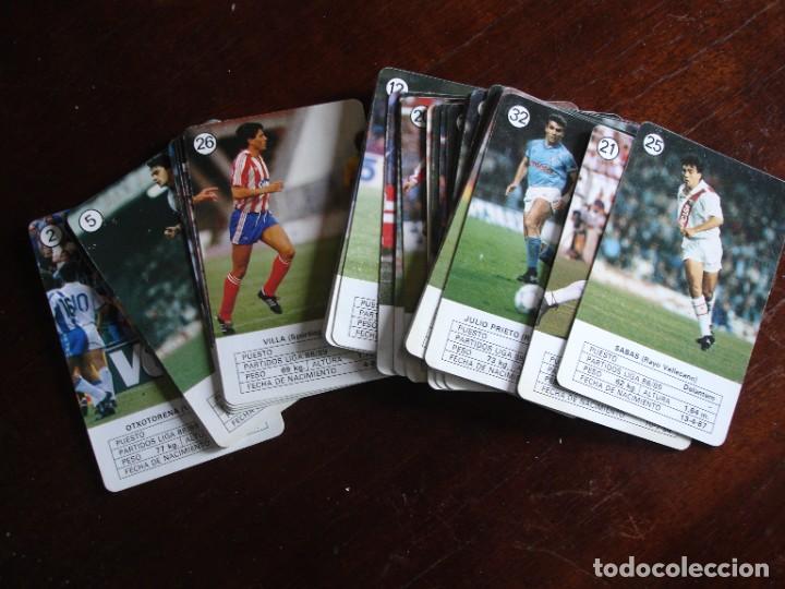 Figurine di Calcio: ASES DEL FUTBOL 32 CARTAS NAIPES FORNIER LIGA 88/89 DEL 1 AL 32