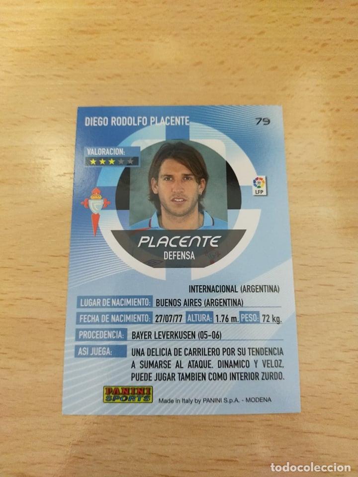 Cromos de f&uacute;tbol: Megacracks 06/07. 79- Placente. Celta de Vigo. - Foto 2
