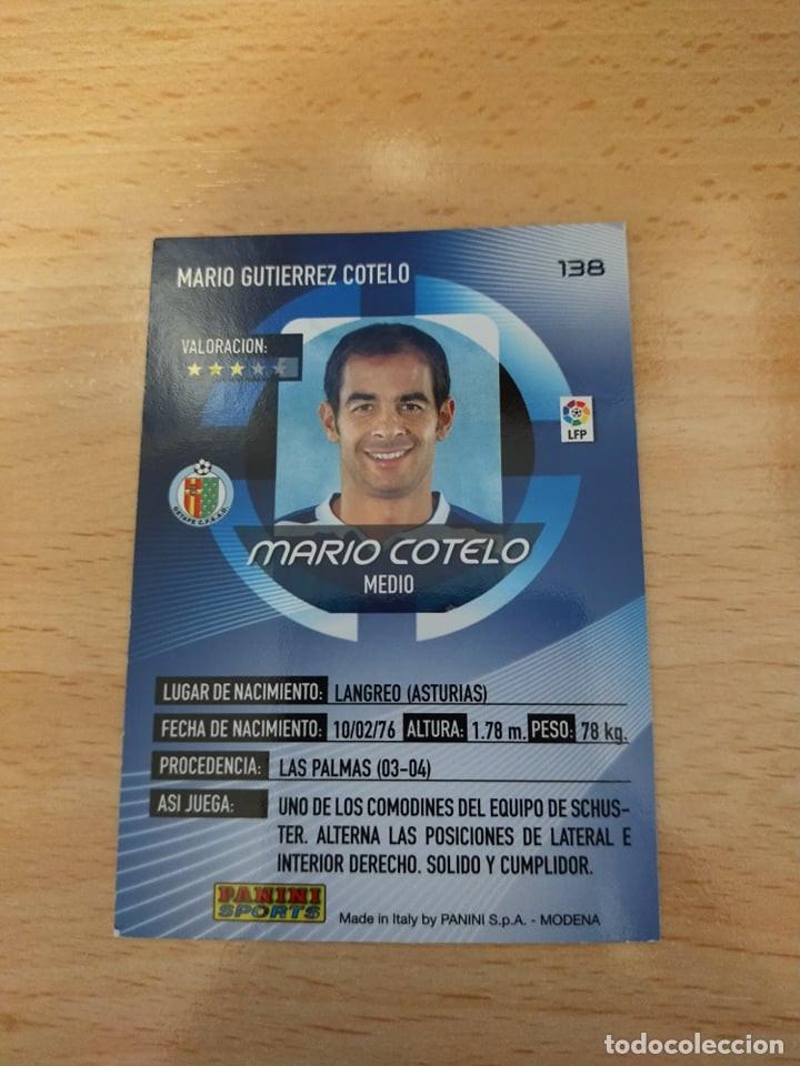 Cromos de f&uacute;tbol: Megacracks 06/07. 138- Mario Cotelo. Getafe. - Foto 2
