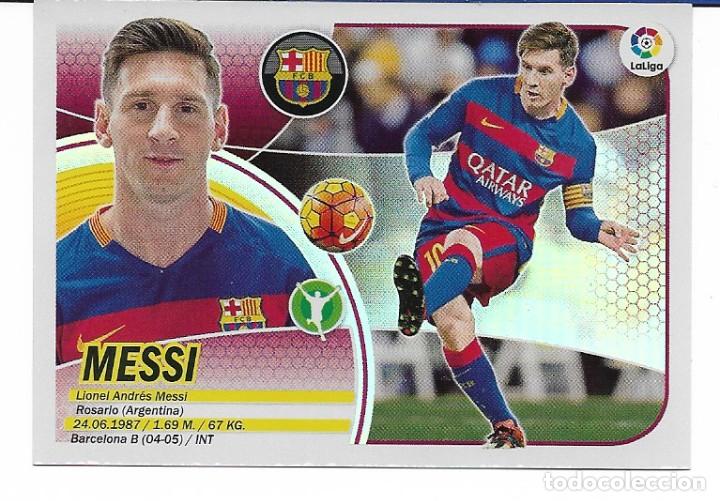 Cromos de f&uacute;tbol: liga este 2016/17 messi - Foto 1