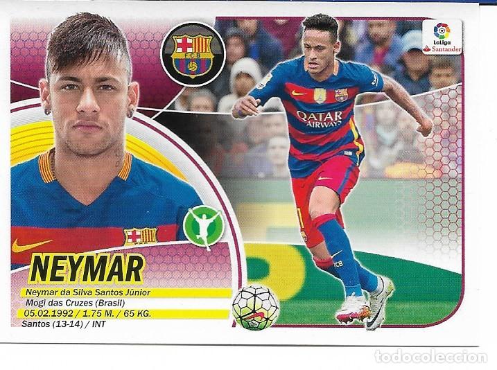 Cromos de f&uacute;tbol: liga este 2016/17 neymar - Foto 1