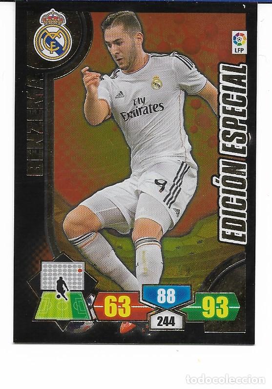 Cromos de F&uacute;tbol: ADRENALYN 2013/14 EDICION ESPECIAL BENZEMA