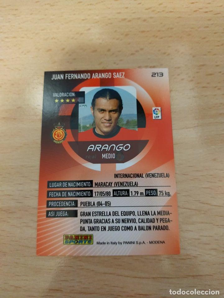 Cromos de f&uacute;tbol: Megacracks 06/07. 213- Arango. Mallorca. - Foto 2