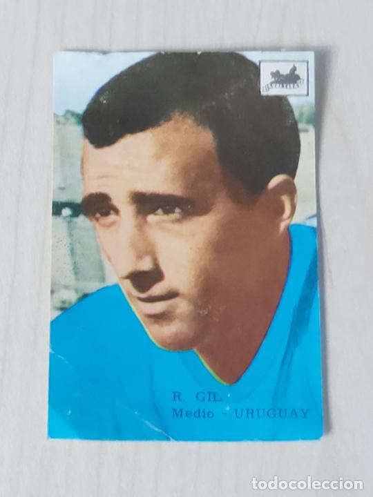 Football Stickers: R.GIL - URUGUAY - CROMO RECUPERADO - CAMPEONATO MUNDIAL 1966 DE LA CIBELES