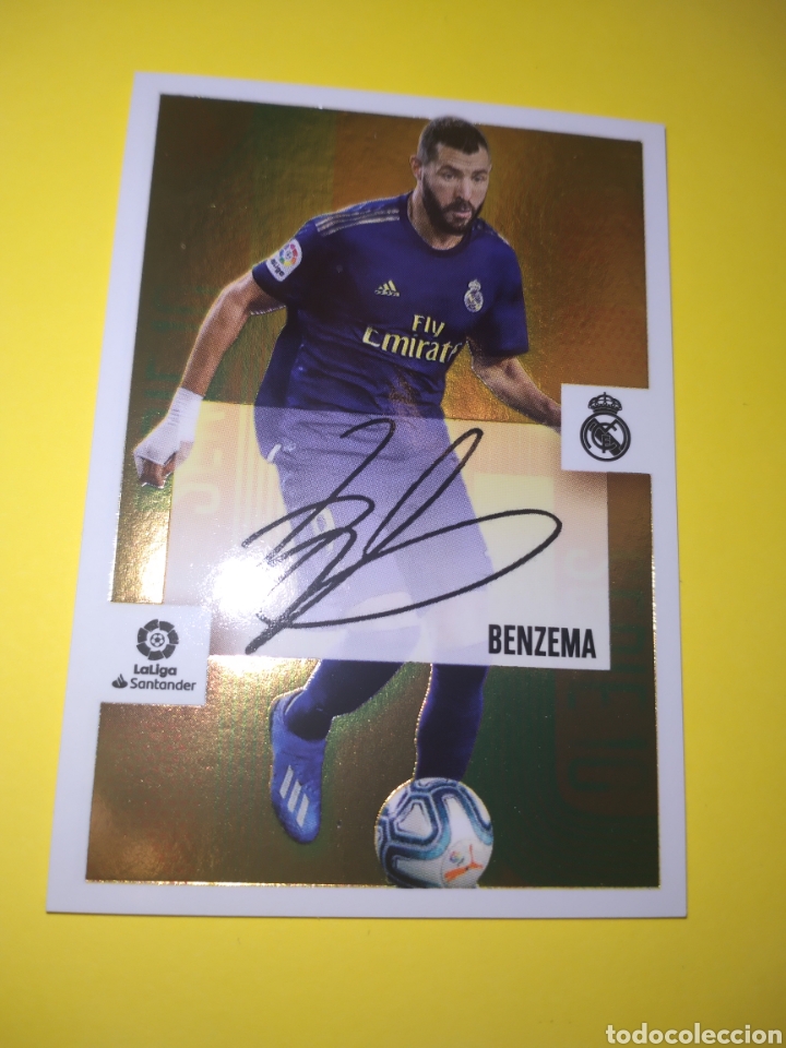 Cromos de f&uacute;tbol: Benzema serigrafiada Este 20-21 - Foto 1