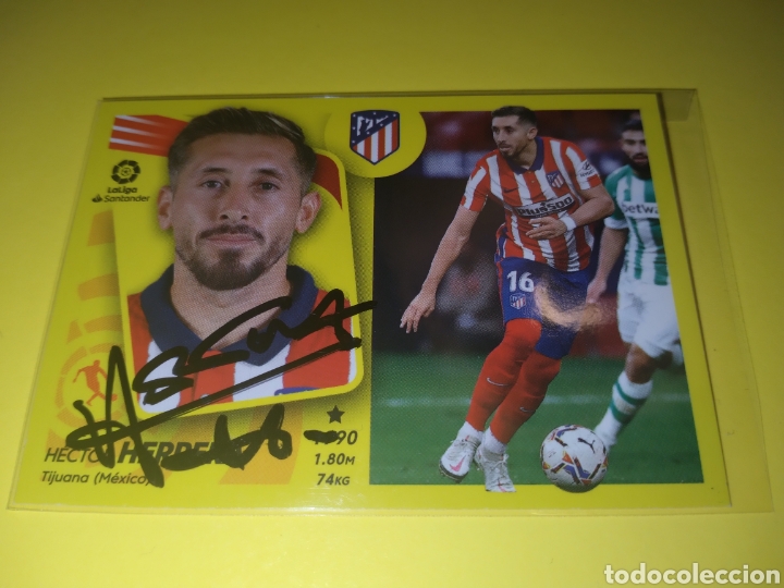 Cromos de f&uacute;tbol: Herrera firmado Este 21-22 - Foto 1