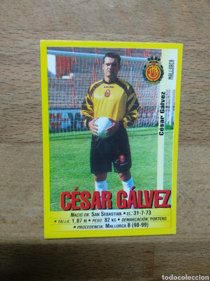 Figurine di Calcio: LIGA 99-00 PANINI CROMO NUEVO NUNCA PEGADO EN BUEN ESTADO CESAR GALVEZ N&deg; 40