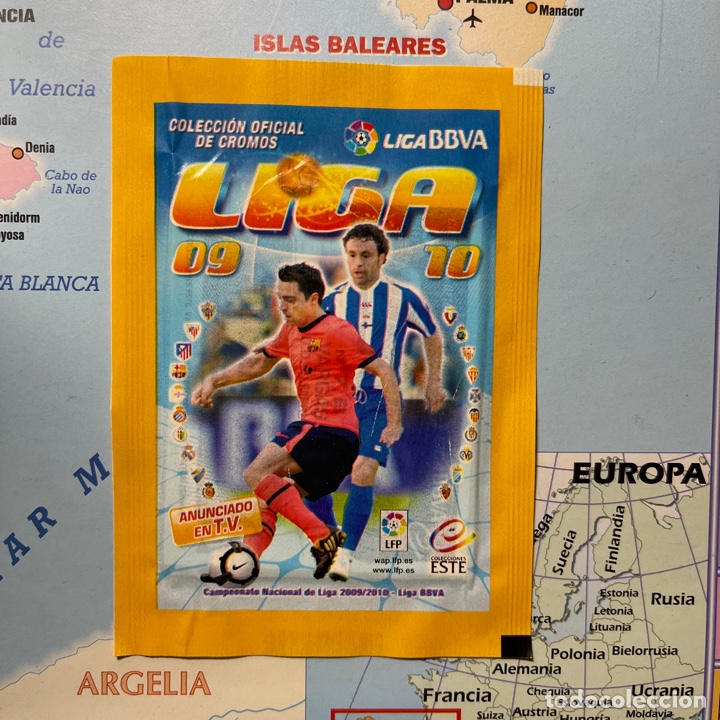 Cromos de f&uacute;tbol: Sobre Sin abrir versi&oacute;n estrecho liga este 09-10 2009-2010