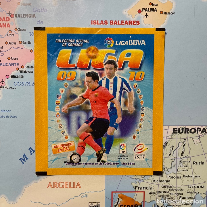 Cromos de f&uacute;tbol: Sobre vacio liga este 09-10 2009-2010, versi&oacute;n ancha