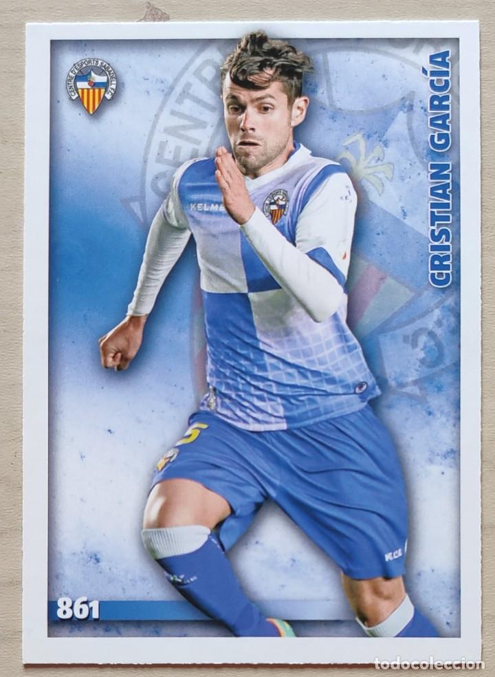 Cromos de F&uacute;tbol: 861 CRISTIAN GARCIA C.E.SABADELL FICHAS ALBUM MUNDICROMO 2014 2015 14 15