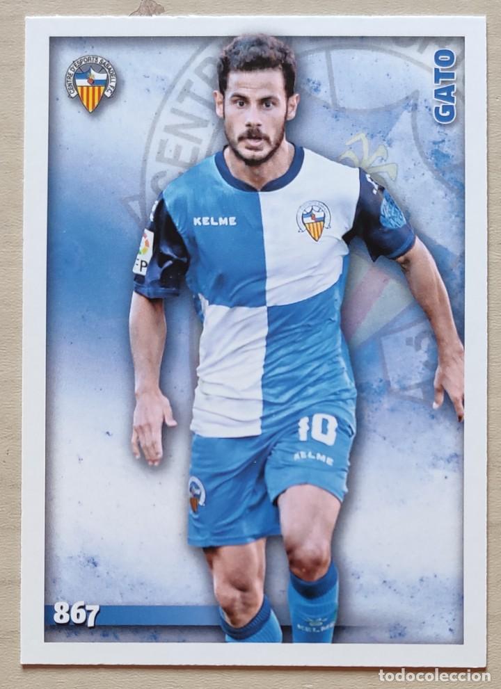 Cromos de F&uacute;tbol: 867 GATO C.E.SABADELL FICHAS ALBUM MUNDICROMO 2014 2015 14 15