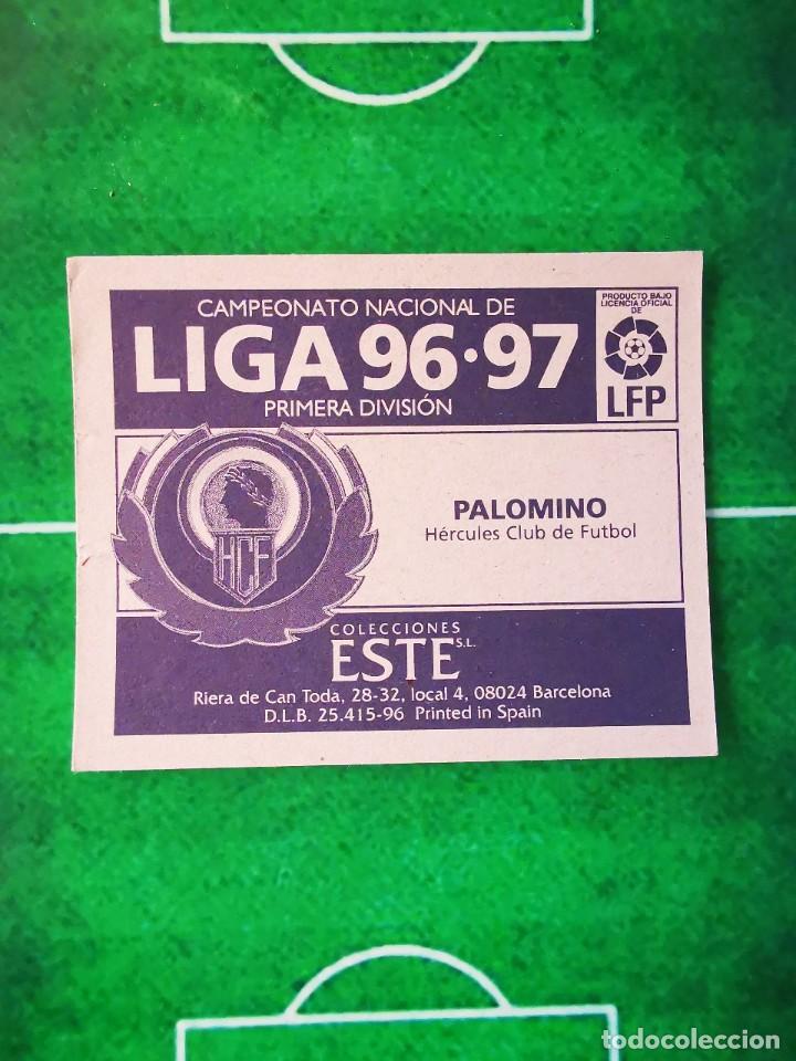 Liga 96/97 de Colecciones Este 1996/1997 2 Cromos HÉRCULES C.F 