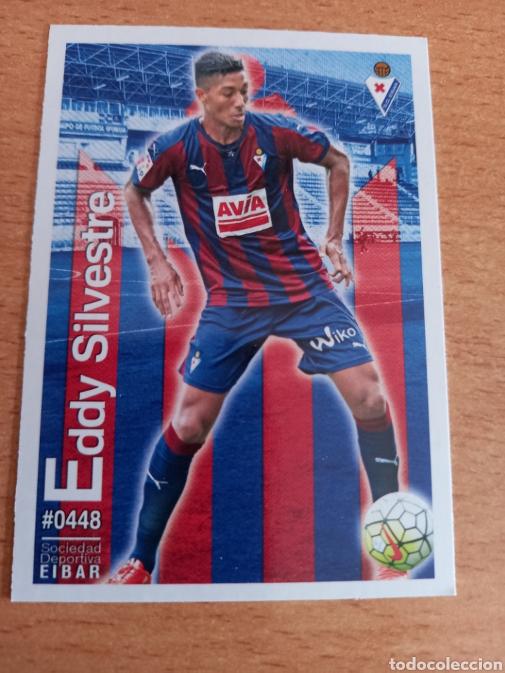 Fu&szlig;ball-Sticker: Mundicromo las fichas de la liga 2016 448 Eddy Silvestre Eibar